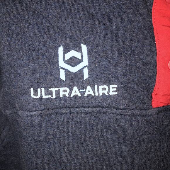 Patagonia Worn Wear Men's Organic Cotton Quilt Snap-T Pullover Small Navy Blue - Picture 3 of 7